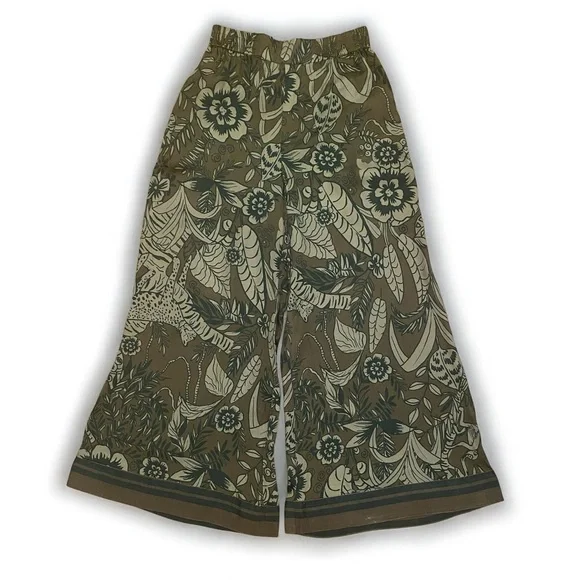 Farm Rio x Anthropologie Floral Print Wide-Leg Women’s Medium - Picture 11 of 16